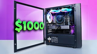 Building the Fastest Gaming PC for 1000  RTX 3070 [upl. by Ydnal697]