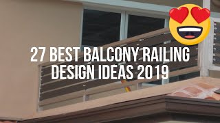 🔴 27 Best BALCONY RAILING DESIGN [upl. by Lihkin]