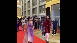 Pearle and GP at SIIMA Awards  Pearle Maaney  GP  SIIMA Awards Shorts  Pearle Army [upl. by Ahsiyk]