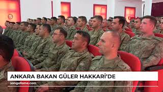 ANKARA Bakan Güler Hakkaride [upl. by Eslehc]