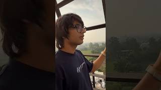 Itni Upar Tanki per Chadh gai😱 souravjoshivlogs vlog funny shorts [upl. by Yelrehs]