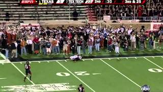 1 Texas vs 7 Texas Tech 2008 [upl. by Benildas]