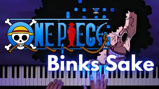 Binks Sake  One Piece Piano Cover [upl. by Worrad857]