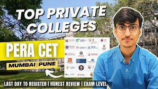 PERA CET 2024  Honest Review 😱  Top Private College in Pune and Mumbai  Complete Information [upl. by Frangos]