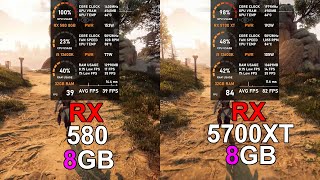 GTX 1080 8GB vs RX 580 8GB vs RX 570 8GB  Test In 8 Games In Mid 2023  2k  1440p [upl. by Dare]