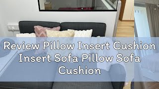 Review Pillow Insert Cushion Insert Sofa Pillow Sofa Cushion Filling 70x70 45x45cm 50x50 55x55 60x6 [upl. by Finlay]