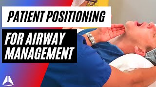 Optimal patient positioning for intubation and airway management [upl. by Lessirg]