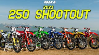 2023 250cc Motocross Action Shootout [upl. by Helbonna]