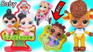 LOL Surprise Doll Toys R Us Custom Opens Toy Store for Fresh New Lil Brother Punk Boi Boy Surprises [upl. by Letnom]