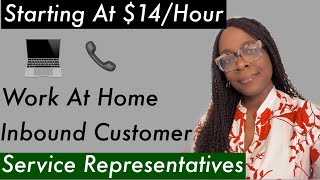 Startek Inbound Work at Home Customer Service Representatives Starting 14 An Hour [upl. by Bucella]