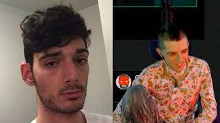 Ice Poseidon mad at Sam Pepper tattoo challenge on NextUp event [upl. by Balfore]