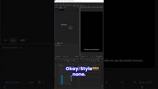 How to make a subtitles preset in Premiere Pro shorts [upl. by Enelaehs]