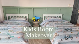 Kids Bedroom Makeover  Shared Boys Bedroom  Bedroom Tour  Before and After [upl. by Rovert]