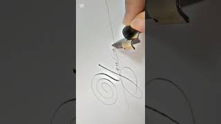 Spencerian spencerian handwriting calligraphy [upl. by Nauqad840]