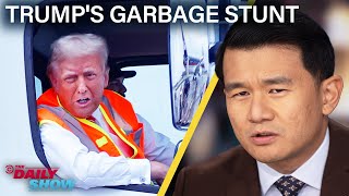 Trump Climbs Into a Garbage Truck amp Harris Gets Her Campaign Into Women’s Bathrooms  The Daily Show [upl. by Yrrak]