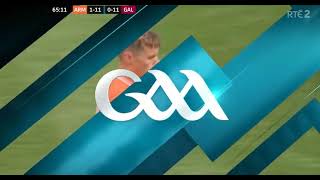 FANTASTIC OISIN ONEILL POINT  ARMAGH V GALWAY  2024 ALL IRELAND FOOTBALL FINAL [upl. by Ardnekat]