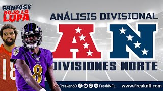 Análisis AFC y NFC Norte  Fantasy Bajo La Lupa [upl. by Ecyle315]