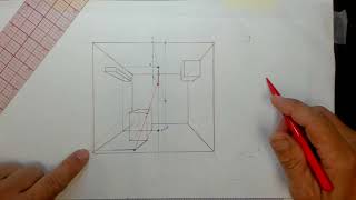 112 Perspective Drawing Adding Shadows to the Room [upl. by Oba]