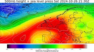 UK weather forecast two week outlook  GFS Run 20241015 0000 [upl. by Asiela]