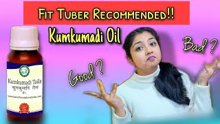 Kumkumadi Oil REVIEWFIT TUBER RecommendedKamdhenu laboratories Oil Good Or Bad [upl. by Lampert]