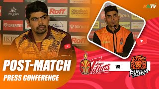 PKL 10 M51 Telugu Titans Vs Puneri Paltan Press Conference ft Pawan Sehrawat Aslam Inamdar [upl. by Ullund]