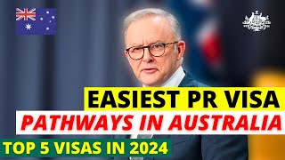 Australia 5 Easiest PR Visa Pathways in 2024 Australia PR Visa [upl. by Nyrb]