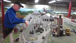 Great Northern Railway Donalds PRR layout walk around video [upl. by Haniraz]