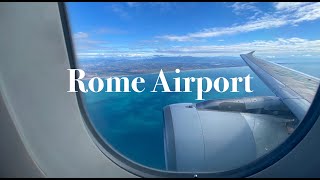 Landing to Rome Fiumicino Airport ITA Airways 4K [upl. by Ingunna355]