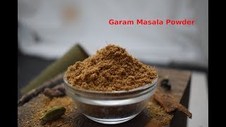 Garam masala powder recipe  How to make garam masala powder at home [upl. by Naveb]