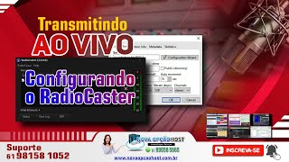 transmitindo ao vivo e configurando o radiocaster [upl. by Haughay]