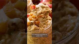 Apple Pie Overnight Oats  Easy Applesauce Oatmeal [upl. by Badr]