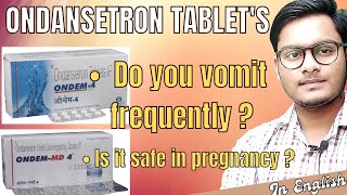 Ondem md 4 tablet usesOndem md 4 during pregnancy in hindiOndansetron orally disintegrating tablet [upl. by Sherilyn]