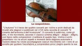 quotLAutunnoquot di A Vivaldi  Guida allascolto [upl. by Anahsirk]