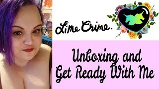 Lime Crime Haul and Get Ready With Me [upl. by Onilegna]