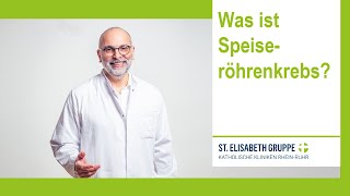 Speiseröhrenkrebs – Teil 1Schnelle Fragerunde mit dem Chefarzt der Allgemein und Viszeralchirurgie [upl. by Robins]