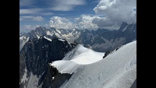 Aiguille du Midi Cable Car Chamonix French Alps [upl. by Faubert]