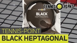 Saitentest Black Heptagonal I TennisPointde [upl. by Cahra178]