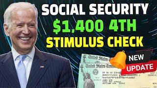 🥳 29th October 4th Stimulus Check Update News 💰1400 Social Security SSDI SSI 2024 More Money News [upl. by Mayor968]