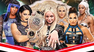 WWE2K24  Liv Morgan Tiffany Raquel Rodriguez Jade Cargill Rhea Ripley Naomi WWE Champions Match [upl. by Phoebe]