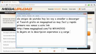 Como Descargar El Tsearch Gratis Mediafire [upl. by Frolick]