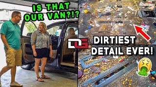 Deep Cleaning The NASTIEST Vehicle Ive Ever Seen  Insane 18 hour Detailing Transformation [upl. by Ireg219]