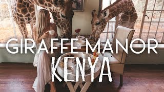 Visiting Giraffe Manor in Kenya [upl. by Enylekcaj]