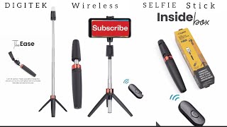 DIGITEK DTR 210 SS Portable wireless selfie stick with Tripod Unboxingcamera [upl. by Dawson791]