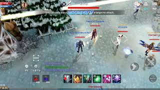 CABAL MOBILE  Force Shielder Lvl143 vs Blader Lvl172 [upl. by Rockwell]