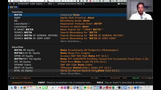 In Practice Webcast Introduction to using a Bloomberg Terminal for data collection [upl. by Lizabeth]