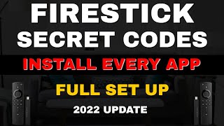 ⭐SECRET FIRESTICK INSTALL CODES 2022 UPDATE⭐ [upl. by Diamond]