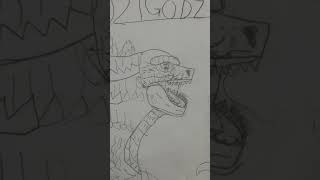 GODZILLA DRAWING [upl. by Noevad]