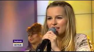 Lemonade Mouth Determinate live at Daybreak  interview 82511 [upl. by Derf]