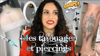 MES TATOUAGES ET PIERCINGS DOULEURS SIGNIFICATION SOINS [upl. by Norha384]