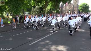 Shankill Protestant Boys No11  Whiterock District No 9 Parade  240623 4K [upl. by Sherri]